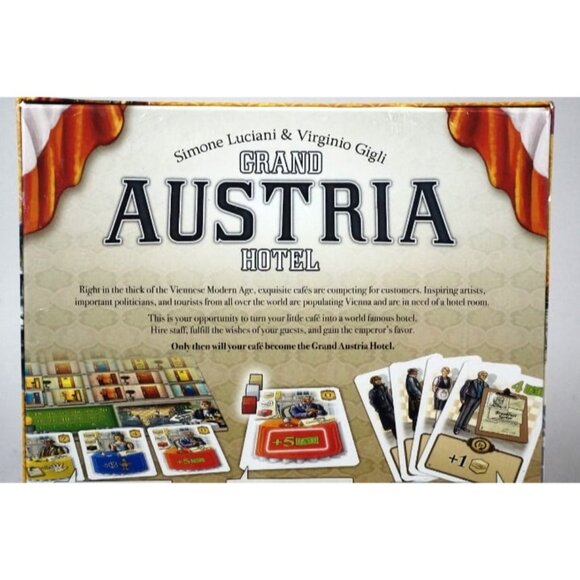 Grand Austria Hotel Board Game - Lookout Games - NEW/SEALED - Picture 4 of 7